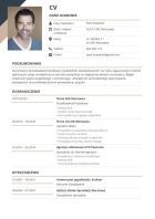 CV z ukośnymi paskami CV z ukośnymi paskami